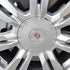 CARCC CD001 Wheel Center Hub Caps, 18 inch Center Cap Wheel Rim Cover Hub Cap for Cadillac SRX 2010-2016 (Silver)