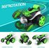 EpochAir Remote Control Car - Rc Stunt Car for Boy Toys, 360 Degree Rotation Racing Car, Rc Cars Flip and Roll, Stunt Car Toy for Kids (Green)