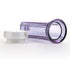 Hydronix HF2-10CLWH12, 10" Clear Housing with White Flat Cap For RO & Filtration Systems, 1/2" Ports