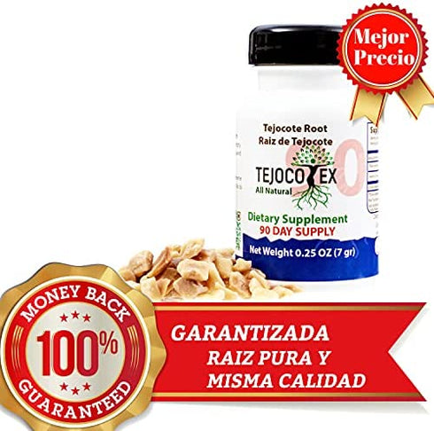 90 Day Raiz de Tejocote Root 100% Pure Authentic Mexican Root USA Compliant Packaging - 3 Month Supply