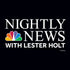 NBC Nightly News with Lester Holt Logo Ceramic Mug, Black 15 oz