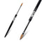 BQAN 3D Kolinsky Nail Art Brush 1Pc #6, Professional nail brushes for acrylic application, Natural Wooden Handle with Rhinestone Design