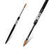 BQAN 3D Kolinsky Nail Art Brush 1Pc #6, Professional nail brushes for acrylic application, Natural Wooden Handle with Rhinestone Design