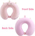 Kids Travel Neck Pillow,Unicorn Memory Foam Pillow with Snap,U-Shaped Airplane Car Flight Head Neck Support Pillow with Washable Cover for Adults Toddler,Gifts for Children,Boys,Girls (Pink)
