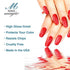 Nail Magic Wet Top Coat - Clear Nail Polish, High Gloss Top Coat. Natural, Shiny Finish, Long Lasting, Extreme High-Gloss (0.5 Fluid Ounce)