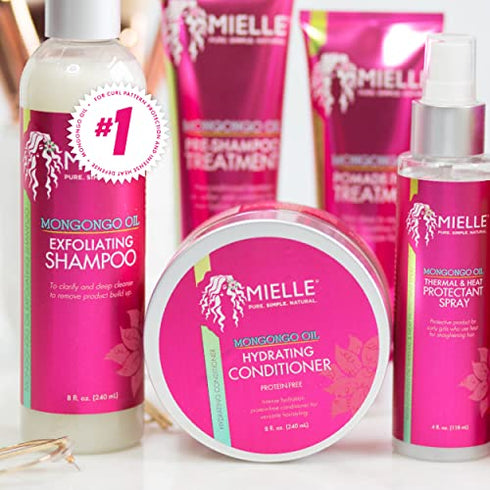 Mielle Organics Mongongo Oil Protein-Free Hydrating Conditioner, 8 Ounces