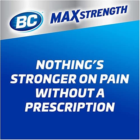 BC Max Strength Fast Pain Relief Powder, Lemonade Flavor Dissolve Packs, 4 Individual Packets, 6 Pack