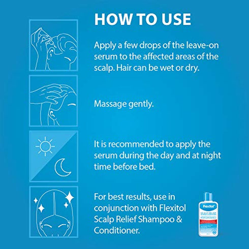 Flexitol Scalp Relief Serum for Itchy Scalp with 2% Colloidal Oatmeal, 2 Ounce