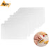 Rolin Roly 8PCS Plastic Placemats Clear Placemat Washable Non-Slip Heat Resistant Table Mats for Dining Translucent Kitchen Wipeable Pastry Mat