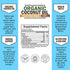 Coconut Oil Capsules 2000mg - Organic Pure Extra Virgin Unrefined Cold Pressed & Non-GMO for Healthy Skin Nails Weight Loss Hair Growth Brain Health Bloat Blood Pressure Anti Aging Digestion - 120ct