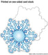 Carson Dellosa Snowflakes Cutouts, 36 Winter Cutouts for Bulletin Board and Classroom Décor, Snowflakes Classroom Cut-Outs, Seasonal Cutouts for Classroom Bulletin Board Decorations