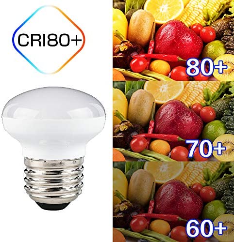 Haian Support Zorykn E26 Base Mini LED Reflector Floodlight, 4W(4 Pack), 40W Equivalent R14 Light Bulbs, 400 Lumens, Dimmable, 5000k Daylight