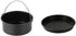 2pcs/set Universal Air Fryer Accessory set Steel Pizza Pan Baking Cake Barrel For Gourmia