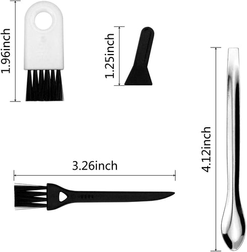 Brushes Scrapers Spoons Set for Herb Grinder Pipe Cleaners Tool Pollen Kit for Herb Grinder (17)