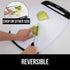 Gorilla Grip Reversible, Oversized, Thick Cutting Board Set of 3, Grip Handle, Deep Juice Grooves, Slip Resistant, Large Kitchen Chopping Boards for Meat, Veggies, Fruits, Dishwasher Safe, Hot Pink