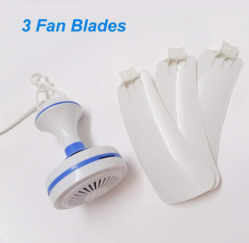 Portable Ceiling Fan Mini USB Tent Fans for Camping, Outdoor Hanging Gazebo Tents Ceiling Canopy Fan DC 5V Compatible Battery Power