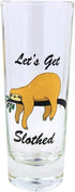Let's Get Slothed Assorted Sloth Shot Glass Gift Set, Set of 4