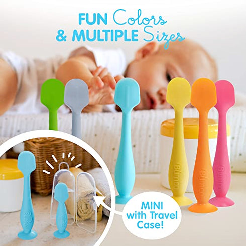 Bumco Diaper Cream Spatula - Baby Bum Brush for Butt Paste Diaper Cream, Baby Butt Cream Diaper Cream Applicator, Butt Spatula Baby Necessities, Diaper Cream Brush, Blue