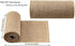 iPEGTOP Burlap Table Runner - 12 Inches x 10 Yards Extra Long - Natural Jute Fabric Roll Placemats Centerpieces with Sewn Edges for Farmhouse Country Rustic Home Decor Wedding Decorations Crafts