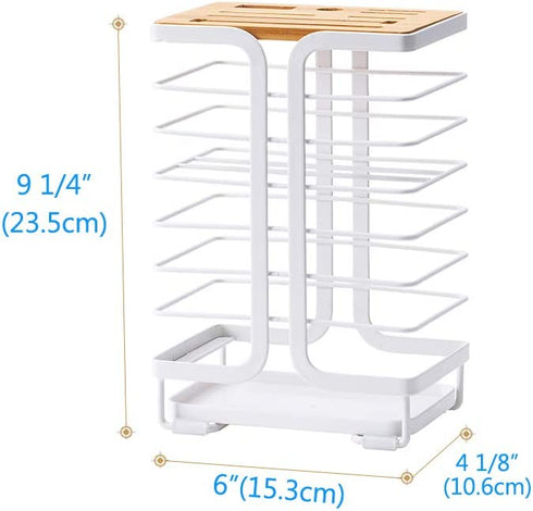Poeland Knife Block Kitchen Knife Holder Storage Organizer