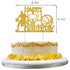 Anxdh Golden Flash Happy Birthday Cake Topper, Birthday Party Cake Decoration, Basketball Theme Cake Topper