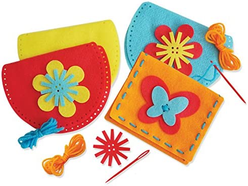 Serabeena Sew Your Own Purses - Easy and Fun to Do Sewing Kit for Kids