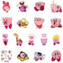 50Pcs Kirby Star Stickers for Laptop Motorcycle Bicycle Skateboard Bottle Luggage Decal Graffiti Skin Sticker…