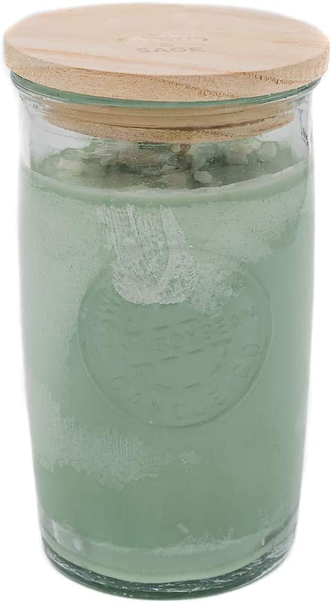 Swan Creek Candles 12 oz. Logo jar Candle (Citrus and Sage