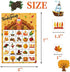 Thanksgiving Games Thanksgiving Bingo Game for Kids 24 Players Thanksgiving Bingo Cards for Thanksgiving Party School Classroom Family Children Activities Thanksgiving Party Games