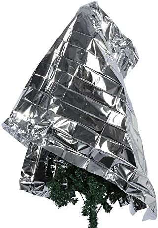 6 Pack High Silver Reflective Mylar Film, Garden Greenhouse Covering Foil Sheets Effectively Increase Plants Growth
