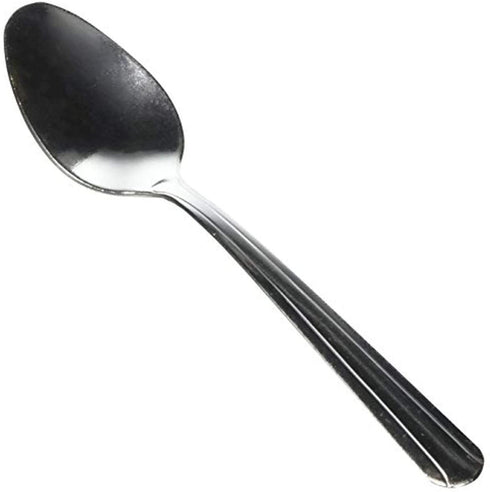 Winco 12-Piece Dominion Heavy Weight Teaspoon Set, 18-0 Stainless Steel, Silver