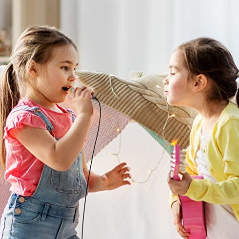 Mini Microphone,Portable Vocal Tiny Microphone, Asmr Microphone,Phone Microphone, Mini Karaoke Microphone for Voice Recording Chatting and Singing On iPhone,Android,Laptop Notebook (Pink)