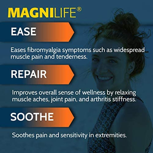 MagniLife Pain and Fatigue Relief Cream, Fast-Acting Relief for Fibromyalgia, Arthritis, Muscle Aches, and Joint Pain - 4oz