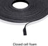 Yotache Thin Weather Stripping 2 Strips Total 65 Feet Long 1/16 Inch Thick x (.25) 1/4 Inch Wide, 1.5mm Foam Gasket Seal Tape for Window, Sliding Door Jamb, Speaker, Dashboard, 2 X 33 Ft Each