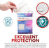 HEALQU Bordered Gauze Island Dressing - 50 Count, 2" x 2" Sterile Individually Wrapped Gauze Pads with Water-Resistant, Non-Woven Backing - Soft and Breathable Wound Dressing for First Aid and Medical