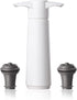 The Original Vacu Vin Wine Saver with 2 Vacuum Stoppers White