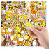 50 Pieces Cartoon Giraffe Stickers Vinyl Giraffe Decals Cute Giraffe Laptop Stickers Waterproof Decorative Stickers for Computer, Luggage, Guitar, Bottle, Refrigerator (Giraffe)