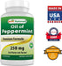 Best Naturals Peppermint Oil Bowel Soothing Dietary Supplement, 250 mg, 120 Count