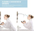 5X Magnifying Mirror with Light Makeup Mirror with Lights LED Lighted Makeup Mirror Vanity Mirror with Lights Flexible Gooseneck Mirror with Lights with Powerful Suction Cup