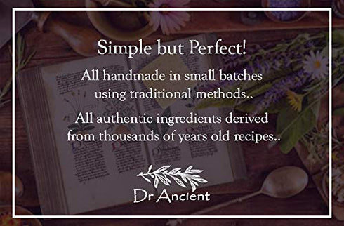 Dr.Ancient Wild Pistacia Bittim Soap Bar Organic Natural Vegan Traditional Handmade Antique - No Chemicals, Pure Natural Soaps!