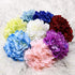 AVIVIHO Hydrangea Silk Flowers Burgundy Heads Pack of 10 Big Hydrangea Flowers Artificial with Stems for Wedding Home Party Shop Baby Shower Decor