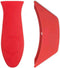 Silicone Hot Handle Cover, Assist Pan Holder for Cast Iron Skillets and Traditional Pots - Red