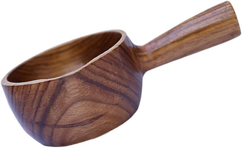 BESTONZON Wooden Water Ladle Water Dipper Bath Ladle for Water Sauna Garden Tea Ceremony Japanese Style