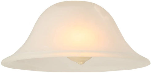 Giluta Floor Lamp Glass Shade Replacement Globe -Fitting Opening 1.625" Modern Alabaster Style Light Fixture Shade, Height: 4.2 inch, Width: 9.5 inch. Lipless