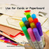 TIIKKASI Double Line Shimmer Markers Set 12 Colors, Metallic Glitter Silver Highlighter, Super Squiggle Self Outline Drawing Paint Pens, for Kids Doodle, DIY Project, Craft & Gift