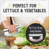 Checkered Chef Mezzaluna Salad Chopper - Stainless Steel Rocker Knife for Lettuce & Vegetables w/ Blade Covers?