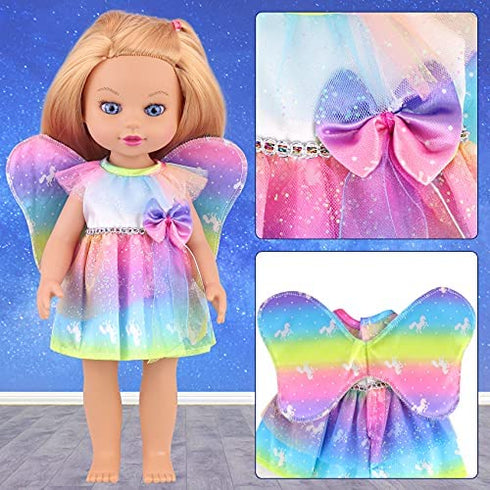 Ecore Fun Alive Doll Baby Doll Clothes and Accessories-10 Set 12 Inch Alive Lovely Baby Doll Clothes Dress Outfits and Accessories for Alive Doll Baby Doll- Best Gift for Kids