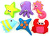 Jueybean Kid Craft Felt Kit - 6 Cute Sea Animals Beginners Sewing Kits - Little Kids Ages 7 to 12 - Easy Childrens First Sew Kit - Great for Travel - Fun Beginning DIY Crafting for Girls and Boys