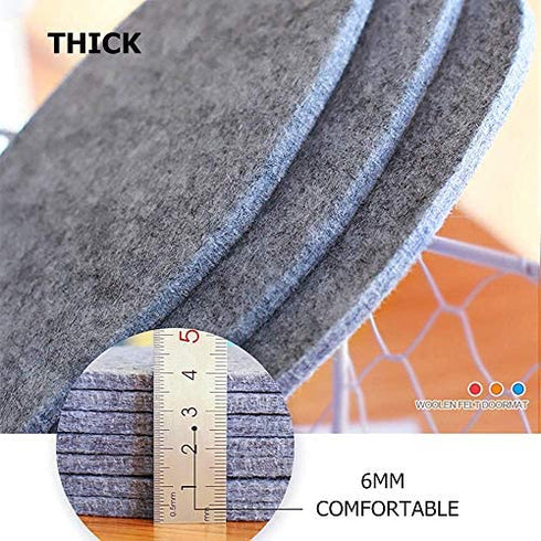 Wool Shoe Inserts - Warm Winter Insoles Natural Lambs Wool Mens Insoles,Felt Insoles for Men (Men's 14)