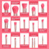 BS-MALL Makeup Brushes Premium Synthetic Bristles Powder Foundation Blush Contour Concealers Lip Eyeshadow Brushes Kit,16Pcs, Pink